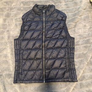 Lightweight Quilted Puffer Vest - Navy